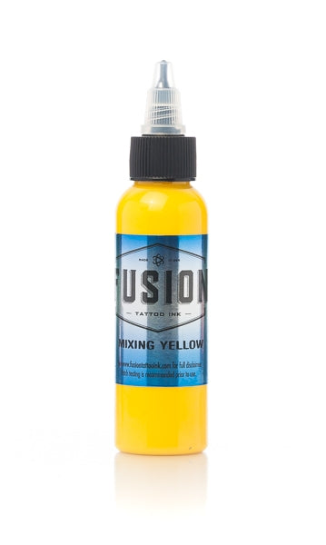 NEON YELLOW - FUSION Tattoo Ink Light Color 1 oz