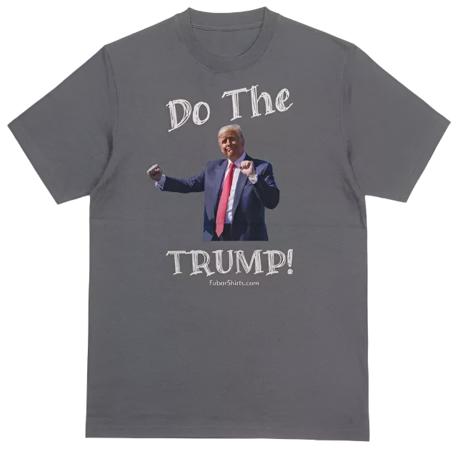 Trump Dance T-shirt - Do The Trump! shirt - Gray (S)