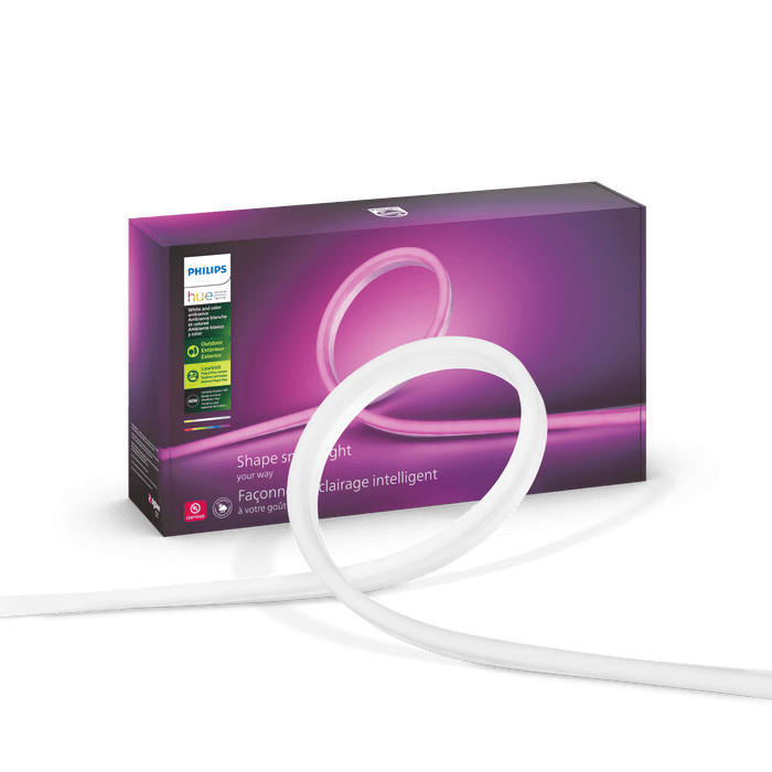 Philips Hue Outdoor Lightstrip Integrated LED Ble 16.4 feet, White