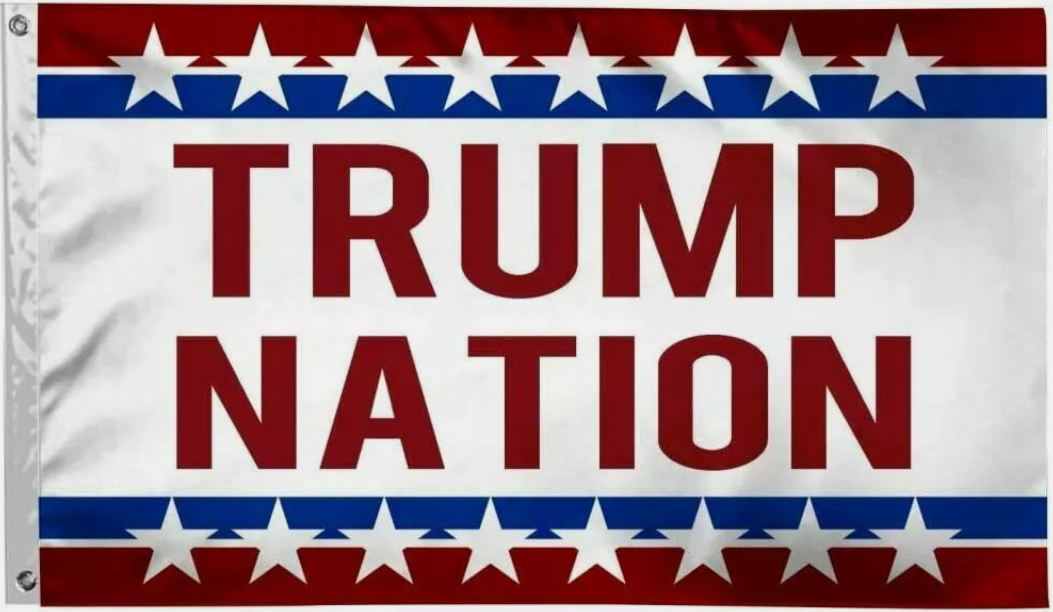 TRUMP NATION 2024 AMERICA 3x5 Feet American MAGA Nation Flag Brass Grommets USA