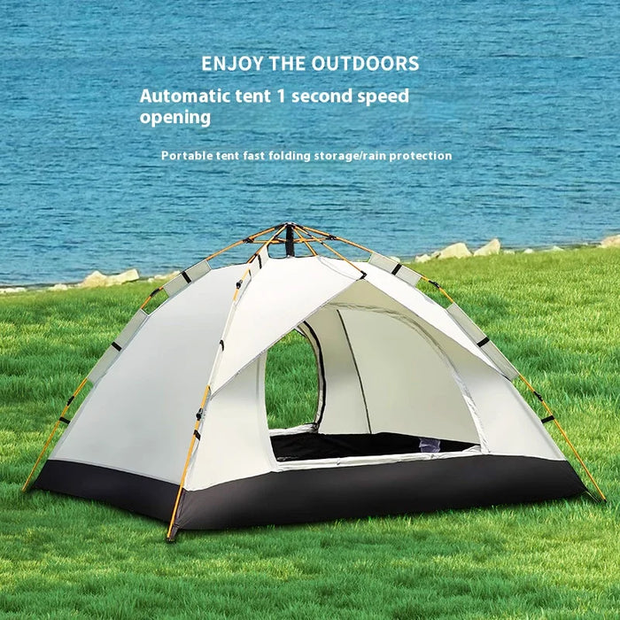 Automatic Quick-opening Tent Outdoor Self-driving Travel Camping Tent Rainproof Sunshine-proof Tent Two Doors without wi