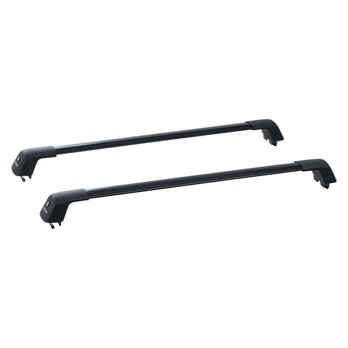 SucceBuy Universal Roof Rack Cross Bar Aluminum Roof Rack Crossbar Fit Grooved Side Rail without Gap Adjustable Crossbar