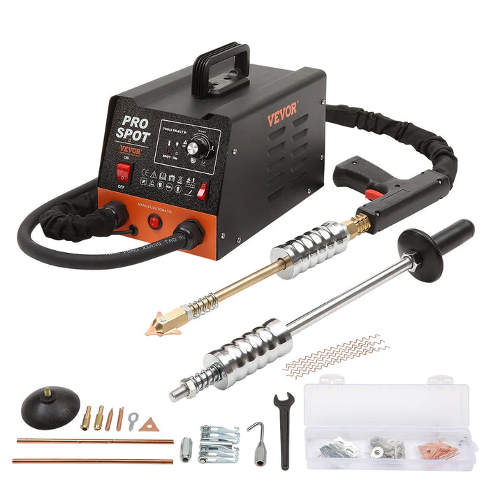 SucceBuy Stud Welder Dent Repair Kit 3KW Spot Welder Auto Body Welding Dent Puller Machine Welding Accessories for Car T