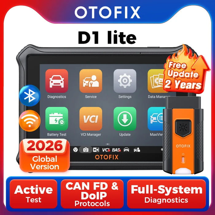OTOFIX D1 Lite Automotive OBD2 Scanner 2 Year Update BiDirectional Control All System Diagnostic Scan Tool FCA SGW CAN F