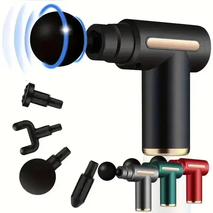 Muscle Relaxation Mini Massage Gun, Suitable For Full-Body And Arm And Back Massage. Mini And Compact, Portable, Type-C 
