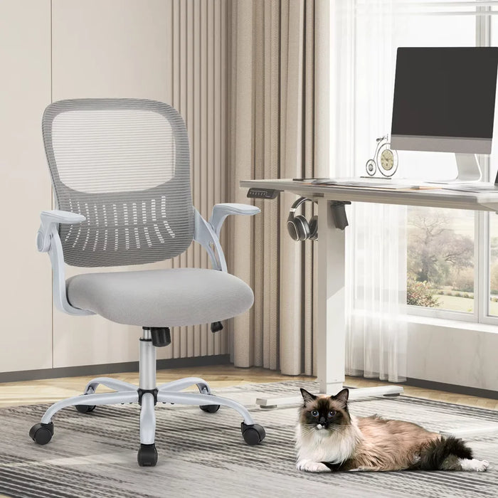 JHK Ergonomic Mesh Backrest Office Desk Chair Adjustable Height Computer Rolling Work Swivel Gaming Chairs With Wheels F
