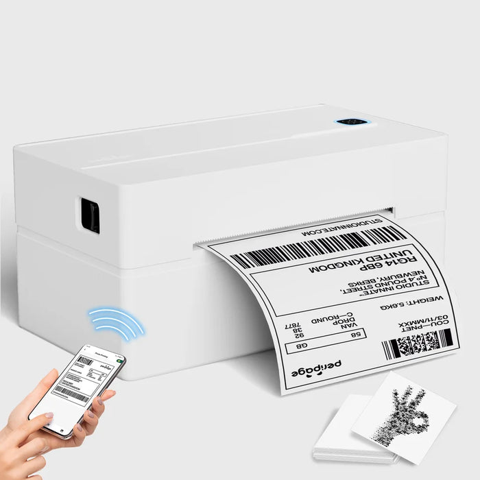 PeriPage Bluetooth Thermal Shipping Label Printer,Wireless 4x6 Shipping Label Printer for Shipping Packages,Support Wind