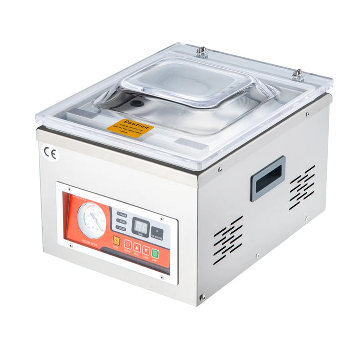 SucceBuy DZ-260A Chamber Vacuum Sealer with 15.7" Sealing Length Kitchen Vacuum Packing Machine for Home Foods Meats Mar
