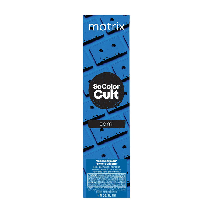 MATRIX SoColor Cult Semi Permanent Hair Color 4oz (Retro Blue)