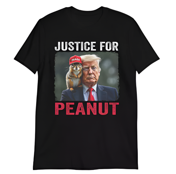 Trump 2024 Election Justice For Peanut Shirt Unisex T-Shirt (S)