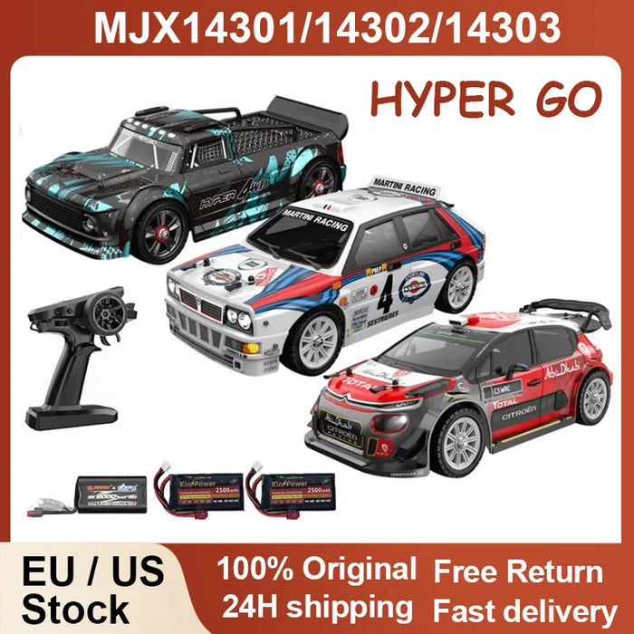 MJX 14301 14302 14303 1/14 RC Car 55km/h Brushless HYPER GO 2.4G Remote Control 4WD Off-road High Speed RC Car Truck Hob