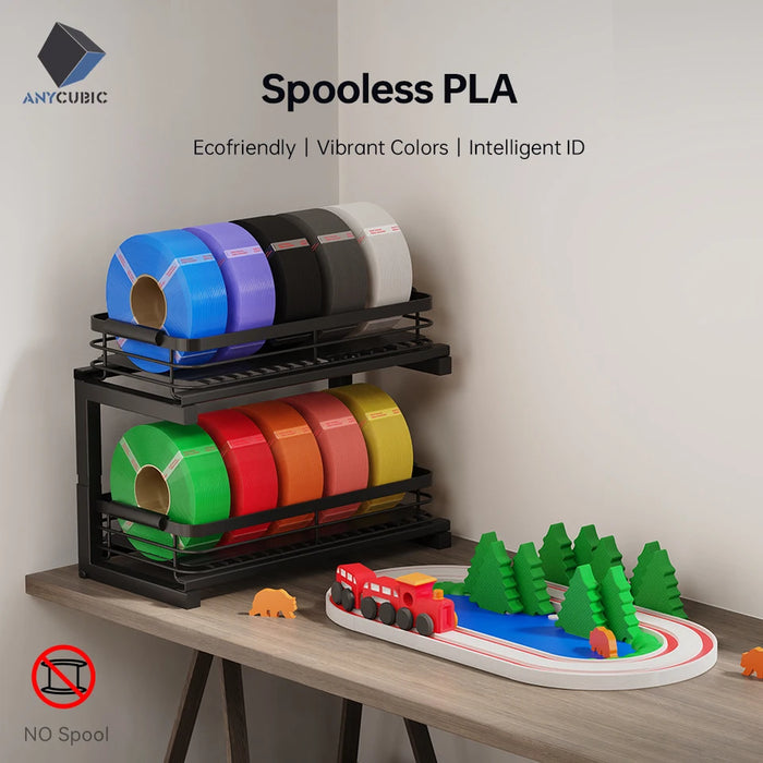 ANYCUBIC 10KG Refill PLA Filament 3D Printer 1.75mm Spooless Plastic Rubber Filament Material For FDM 3D Printer for Kob