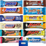 JLKSnickers, Mars, M&Ms Hi Protein Bars Variety 12 Pack - Bundled with Mints - Snickers High Protein Bars and Others, 15-22g Protein per Bar - 12 Bars (660g Total)