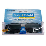 SOLAR SHIELD Polarized Clip On Sunglasses 50 Rec 5 Black 1ct