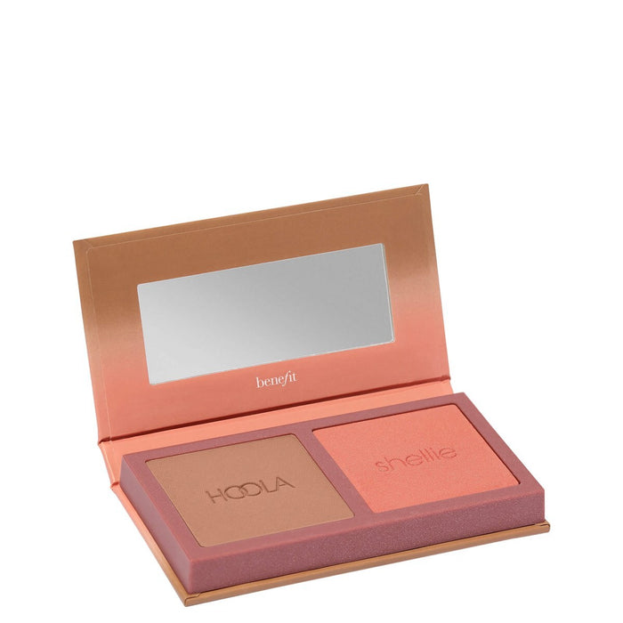 BENEFIT Hoola Beach Vacay Matte Bronzer & Warm Seashell - Pink Blush Duo 0.08oz