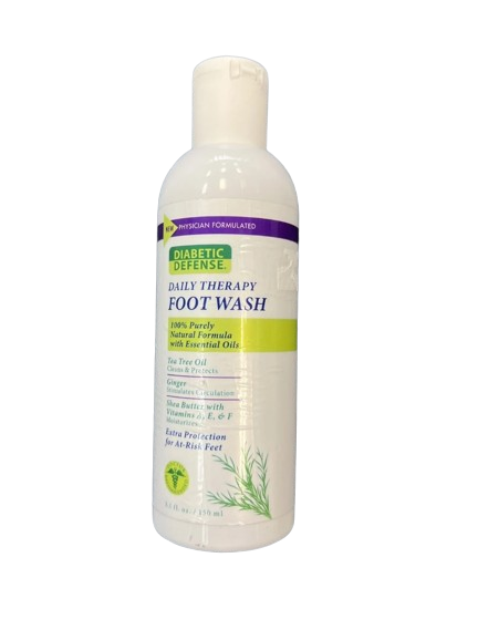 PEDIFIX Diabetic Defense Daily Therapy Foot Wash Bath 5.1oz Tea Tree Oil
