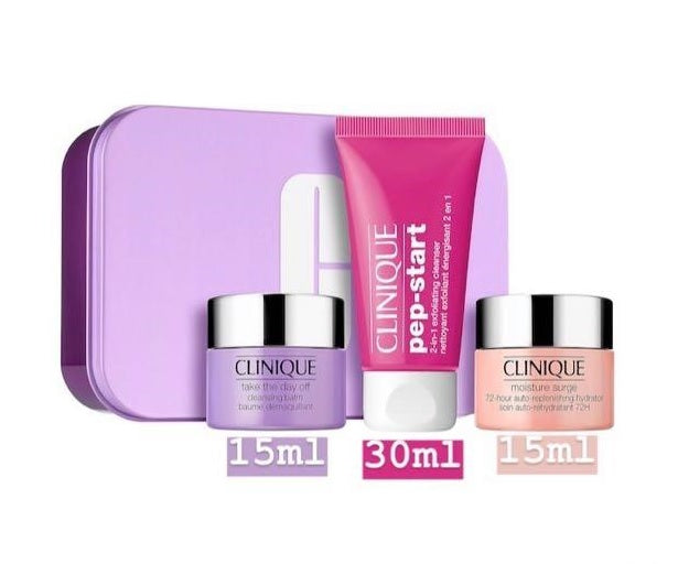 CLINIQUE Fresh Faced Glow 3Pcs  Set  - NEW WITH BOX