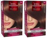 VIDAL SASSOON Pro Series Hair Color, 4RC Dark Copper Red, 1 Kit - 2packs