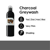 WORLD FAMOUS TATTOO INK 4oz - Charcoal GreyWash