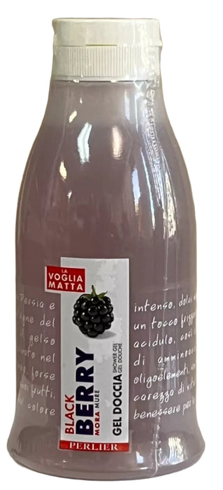 PERLIER La Voglia Matta Black Berry Shower Gel 8.4 -Pack of 5