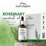 ARAVI ORGANIC Rosemary Essential Oil for Hair Growth 15ml