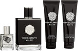 Vince Camuto VIRTU EDT 3.4 & .5oz Shave Balm Shower Gel 4pc SET Men