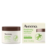 Aveeno Positively Radiant Intensive Night Cream With Vitamin B3 1.7 Oz