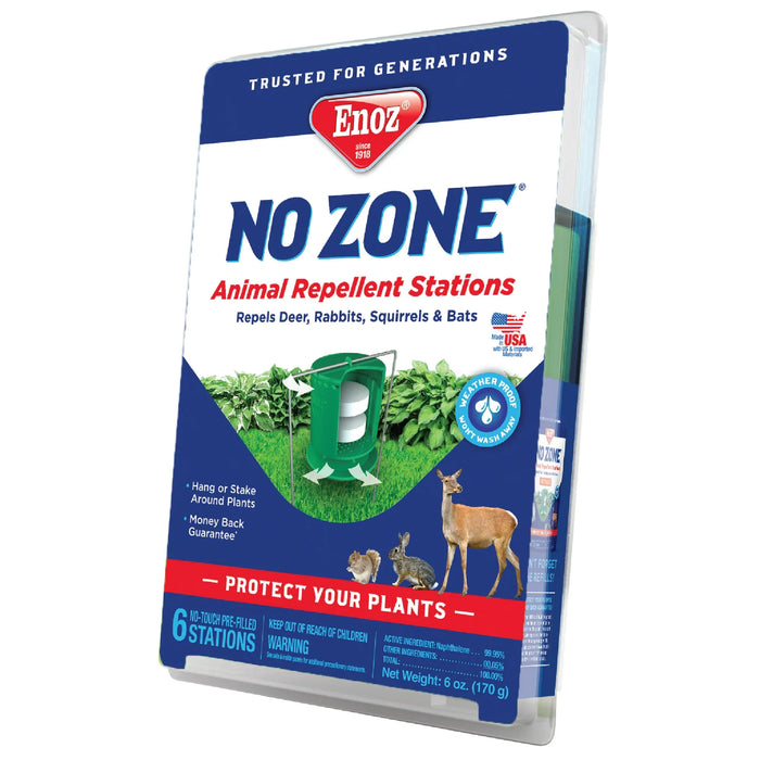 ENOZ No Zone Animal Repellent Stations 6 Pre-Filled Stations