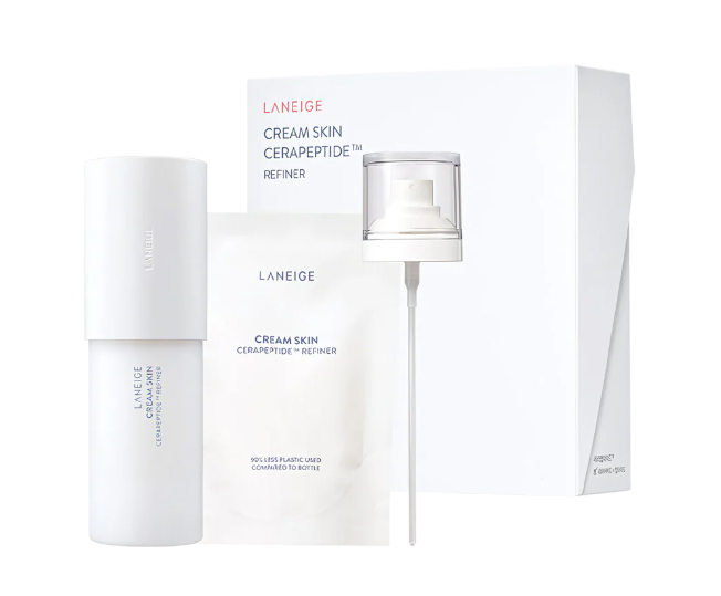 LANEIGE Cream Skin Planning Set 170ml (120ml refill pack + mist pump)