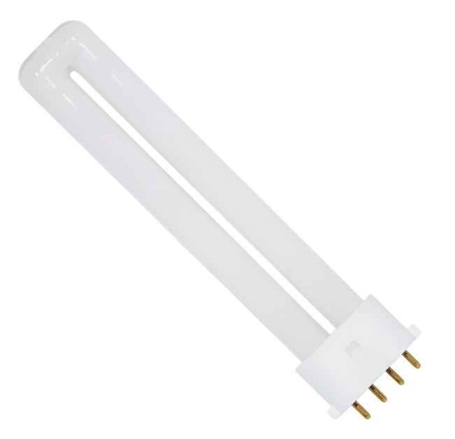 Satco S8364 CF9DS/E/827 9W 4-Pin 2G7 T4 CFL 2700k Warm White Compact Fluorescent