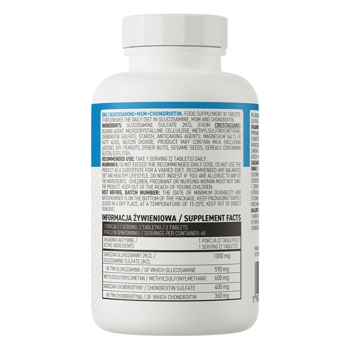 OSTROVIT Glucosamine MSM Chondroitin 90 Tablets