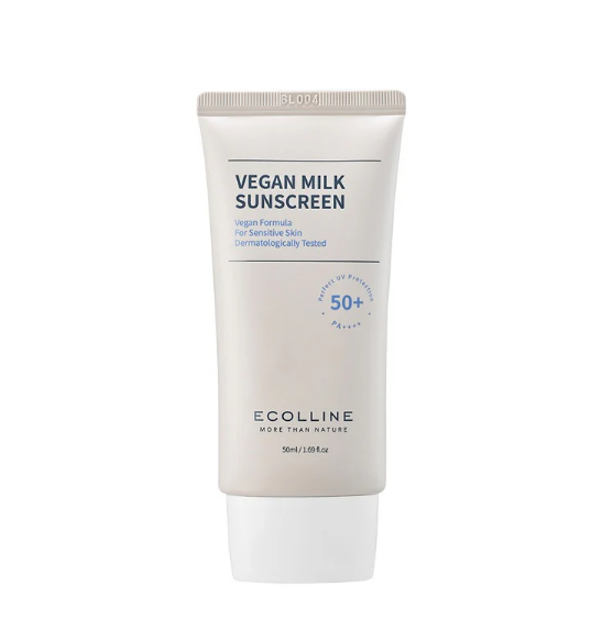 ECOLLINE Vegan Milk Sunscreen SPF50+ PA++++ 50ml