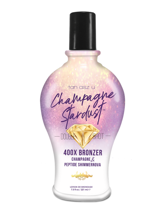 Champagne Stardust 400X Bronzer Dark SUNLESS Self Tanner Tanning Lotion 7.5oz
