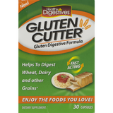 GLUTEN CUTTER Healthy Digestives Gluten Cutter, Dietary Supplement, 30 Capsules Each (Pack of 3)