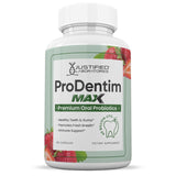 JUSTIFIED LABORATORIES Prodentim Max Oral Probiotics 40 Billion CFU Improve Teeth Gums Bad Breath (Pack of 2)