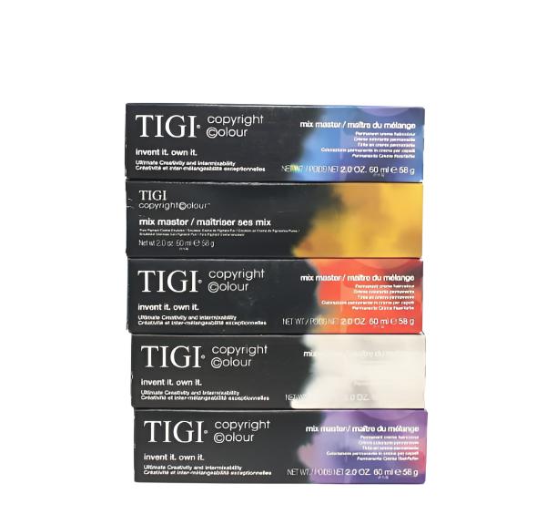 TIGI Mix Master Permanent CREAM Hair Color 2.2 oz YOUR CHOICE (BLACK BOX)