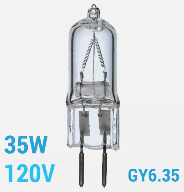 Satco S3164 35T4/CL Bulb 35W 120V T4 2-Pin Bi-Pin GY6.35 Clear Warm White