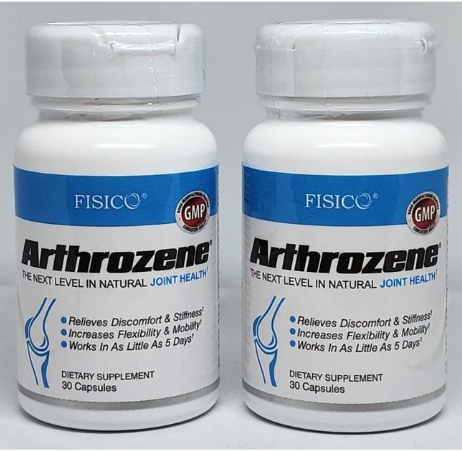 (2) Fisico Arthrozene Natural Joint Health Supplement 30 Capsules