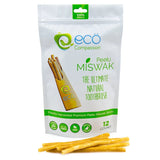 12 Peelu Miswak Sticks for Teeth by Eco Compassion, 100% Natural Toothbrush | Eco Friendly Sewak Chewing Stick | Best Natural Teeth Whitening Pen | Whiter, Fresher Breath | A Healthy Manual Toothbrush