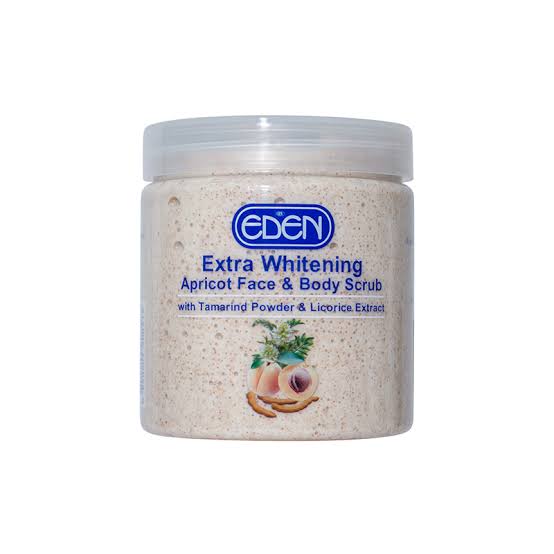 Eden Extra Whitening Apricot Face&Body Scrub With Tamarind powder &Licorice