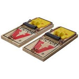 VICTOR M035 Easy Set Pre-Baited Mouse Traps Snap Spring 2 Traps