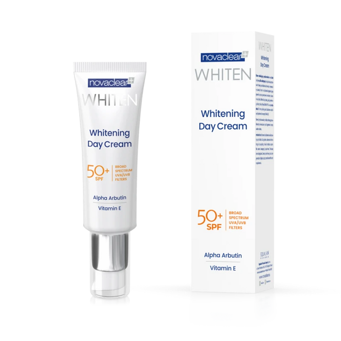 NOVACLEAR WHITEN - Skin Lightening Cream SPF 50 with Arbutin for all skin tones