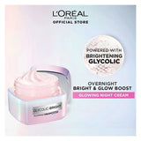 L'Oreal Paris Glycolic Bright Glowing Night Cream with Glycolic Acid 50ml