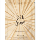 VICTORIA'S SECRET 24k Glam 7x Foil Sheet Face Mask With Caffiene