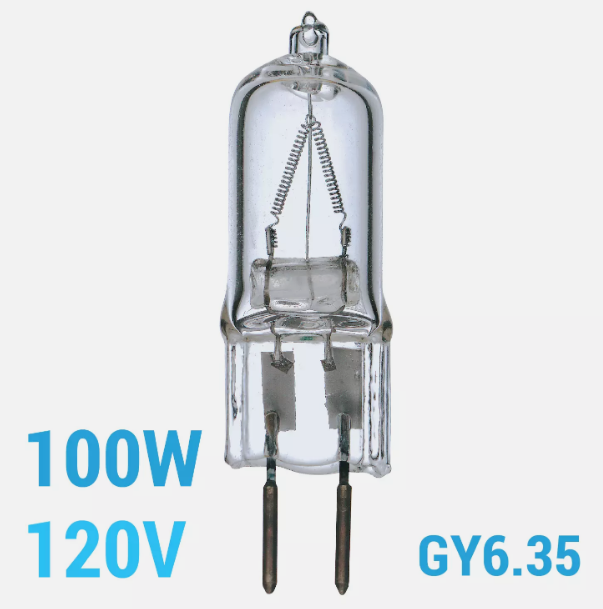 Satco S3419 S1924 100W T4 CL Clear 120V 2-Pin Bi-Pin GY6.35 2900K Warm White