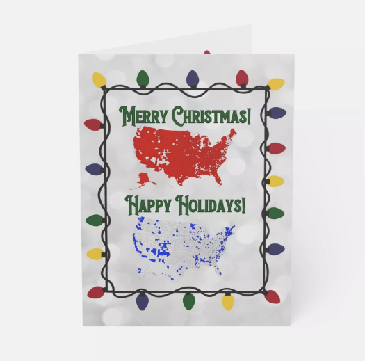 Trump Christmas Cards | Republican MAGA Merry Christmas Greeting Cards | USA