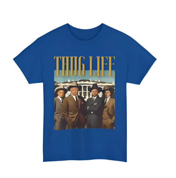 Thug Life Trump Vance Kennedy Elon Royal Medium T-Shirt