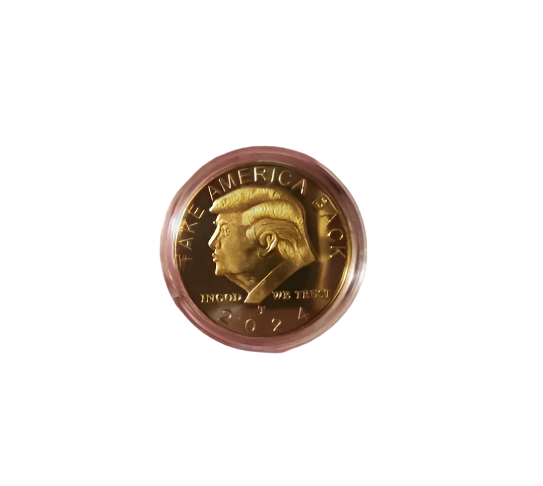 2024 President Donald Trump Commemorative Coin Take America Back Metal Coin Gold