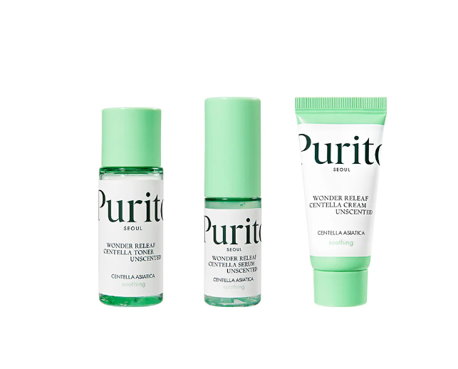 PURITO Wonder Releaf Centella Mini Kit Unscented