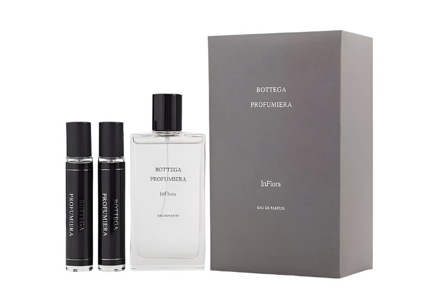 3pc BOTTEGA PROFUMIERA INFLORA EDP Bottega Veneta 3.4oz/1oz/1oz Women (063)